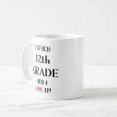 Mug Amour de 12e année (Devant gauche)