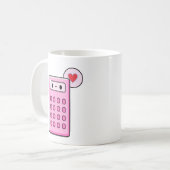 Mug Amour de calculatrice (Devant gauche)