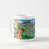 Mug Amour de cavaliers à… (Devant gauche)