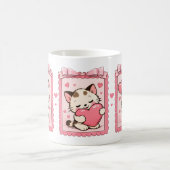 Mug Amour de Chat Mignon Kawaii (Centre)