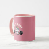 Mug Amour de chat scintillant (Devant gauche)