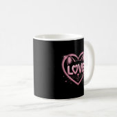 Mug Amour de chat scintillant (Devant droit)