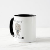Mug Amour de chien-loup irlandais ! (Devant gauche)
