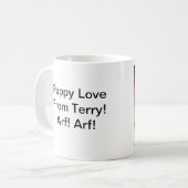 Mug Amour de chiot de Terry (Devant gauche)