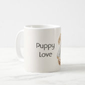 Mug Amour de chiot mignon (Devant gauche)