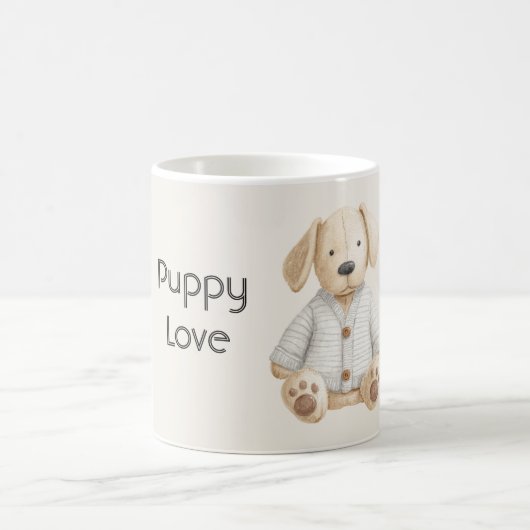 Mug Amour de chiot mignon (Centre)