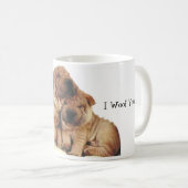 Mug Amour de chiot mignon (Devant droit)