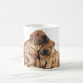 Mug Amour de chiot mignon (Centre)