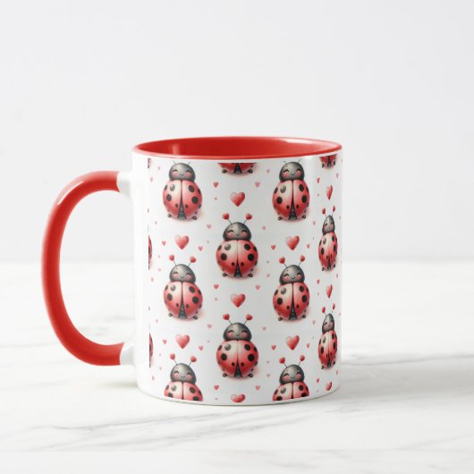 Mug Amour de coccinelle (Gauche)