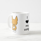 Mug Amour de corgi (Devant gauche)