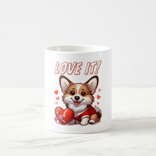 Mug Amour de Corgi Mignon (Centre)
