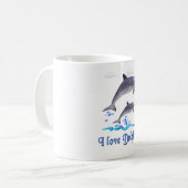 Mug Amour de dauphin (Devant gauche)