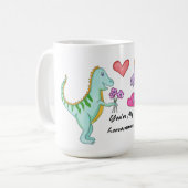 Mug Amour de dinosaures (Devant gauche)