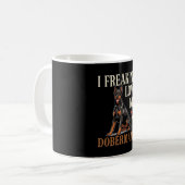 Mug Amour de Dobermann Amateur de Chien (Devant gauche)
