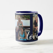 Mug Amour de famille du collage | de photo de la (Devant droit)
