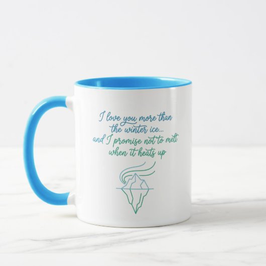 Mug "Amour de glace d'hiver" (Gauche)