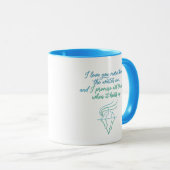 Mug "Amour de glace d'hiver" (Devant droit)