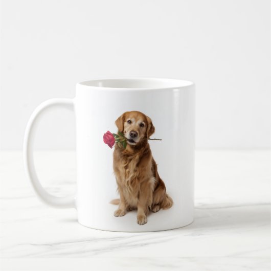 Mug Amour de Golden Retriever (Gauche)
