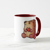 Mug Amour de hérisson ! (Devant droit)