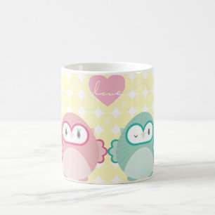 Mug AMOUR DE HIBOU : : fille molle + garçon