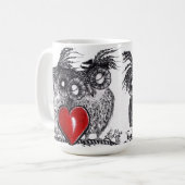 Mug Amour de hibou que vous attaquez pour toujours (Devant gauche)