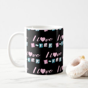 Mug Amour de la K-pop musique coréenne fan black pink 