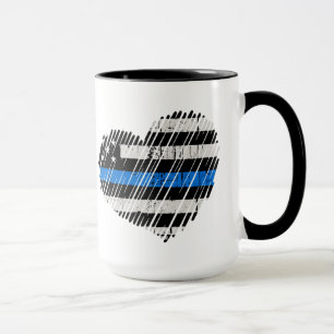 Mug Amour de la ligne bleue