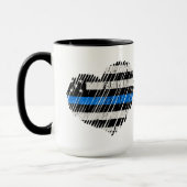 Mug Amour de la ligne bleue (Gauche)