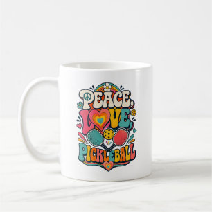 Mug Amour de la Pickleball Rétro Groovy Sports