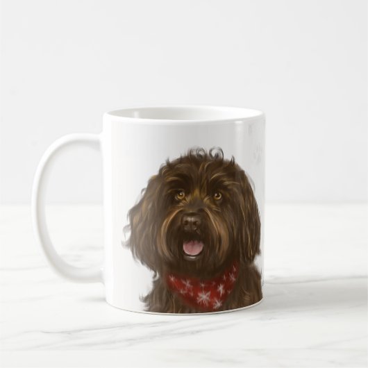 Mug Amour de Labradoodle de © de Darcey Austalian (Gauche)