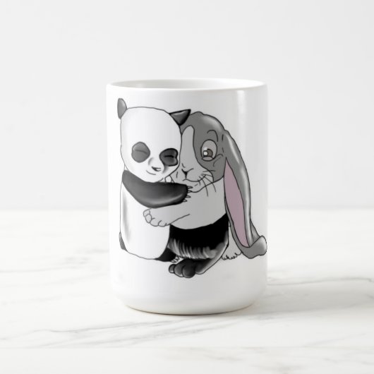Mug Amour de lapin de panda (Centre)