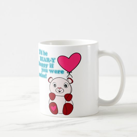Mug Amour de l'ours - Saint-Valentin (Droite)