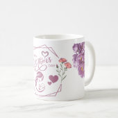Mug Amour de Mère Design Moderne  (Devant droit)