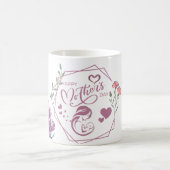 Mug Amour de Mère Design Moderne  (Centre)