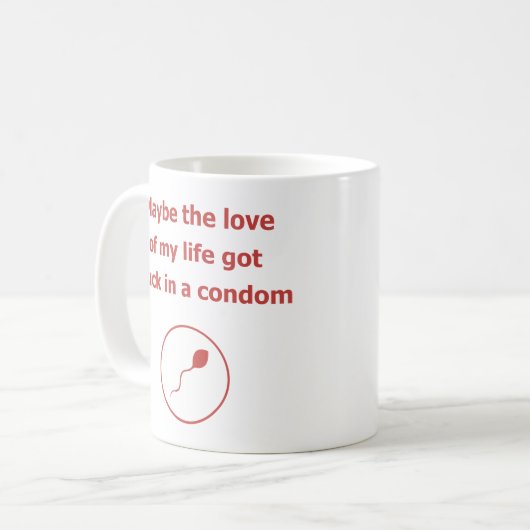 Mug amour de mon humour de relation de datation de (Devant gauche)