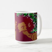 Mug Amour de Noël Psychedélique (Devant droit)