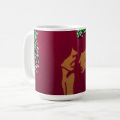 Mug Amour de Noël Psychedélique (Devant gauche)