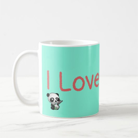 Mug Amour de Panda (Gauche)