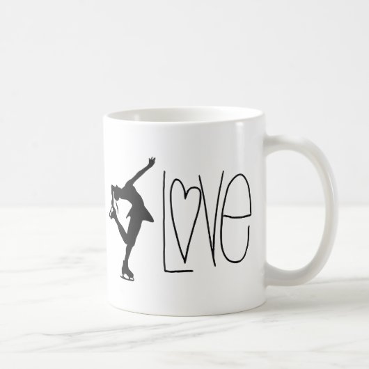 Mug Amour de patineur artistique (Droite)