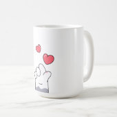 Mug Amour de Patte de Chat Mignon (Devant droit)