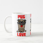 Mug Amour de Pug #2 (Gauche)
