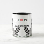 Mug Amour de raton laveur (Centre)