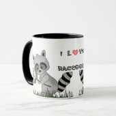 Mug Amour de raton laveur (Devant gauche)