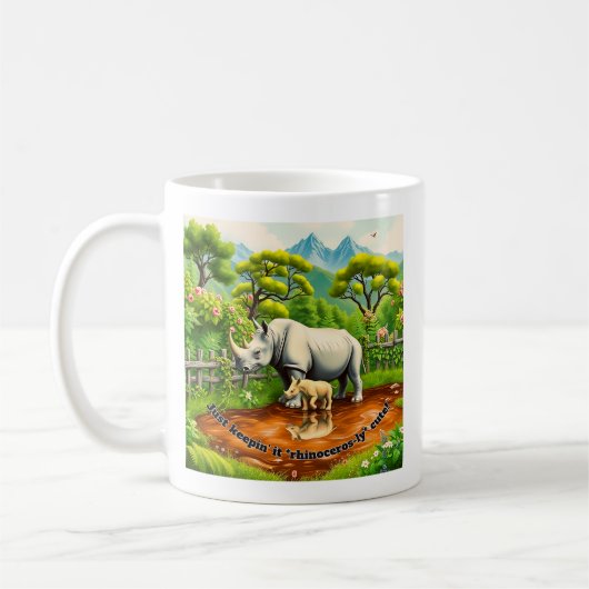 Mug Amour de Rhino (Gauche)