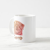 Mug Amour de Rottweiler (Devant gauche)