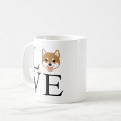 Mug Amour de Shiba Inu (Devant gauche)