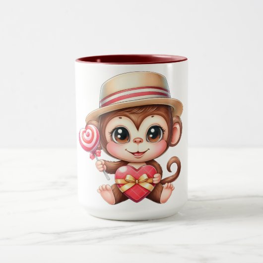 Mug Amour de singe (Centre)