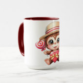 Mug Amour de singe (Devant gauche)