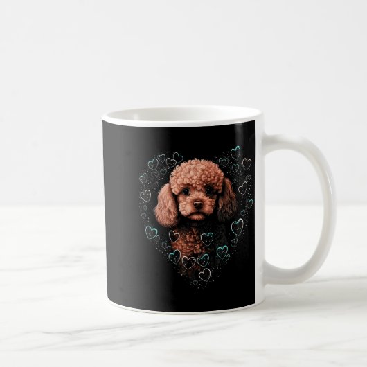 Mug Amour de Teckels pour la Saint-Valentin sur Canich (Droite)