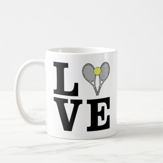 Mug Amour de Tennis (Gauche)